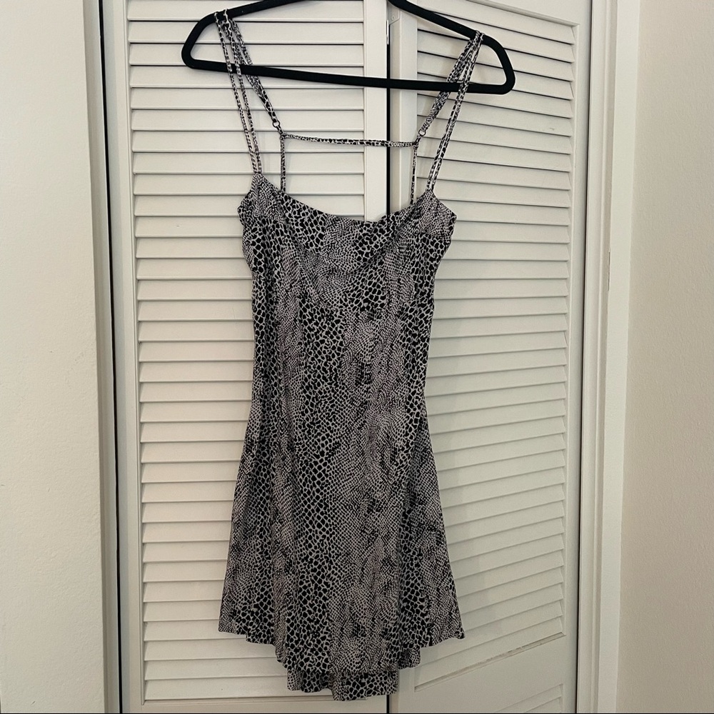 Free People Mini Dress Animal Print